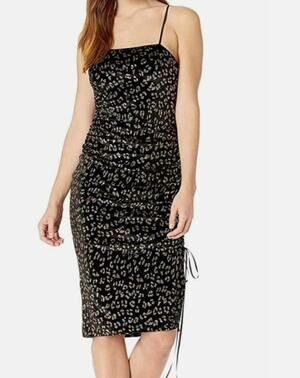 show me your mumu mischa cheetah cinched formal dress size XS extra small